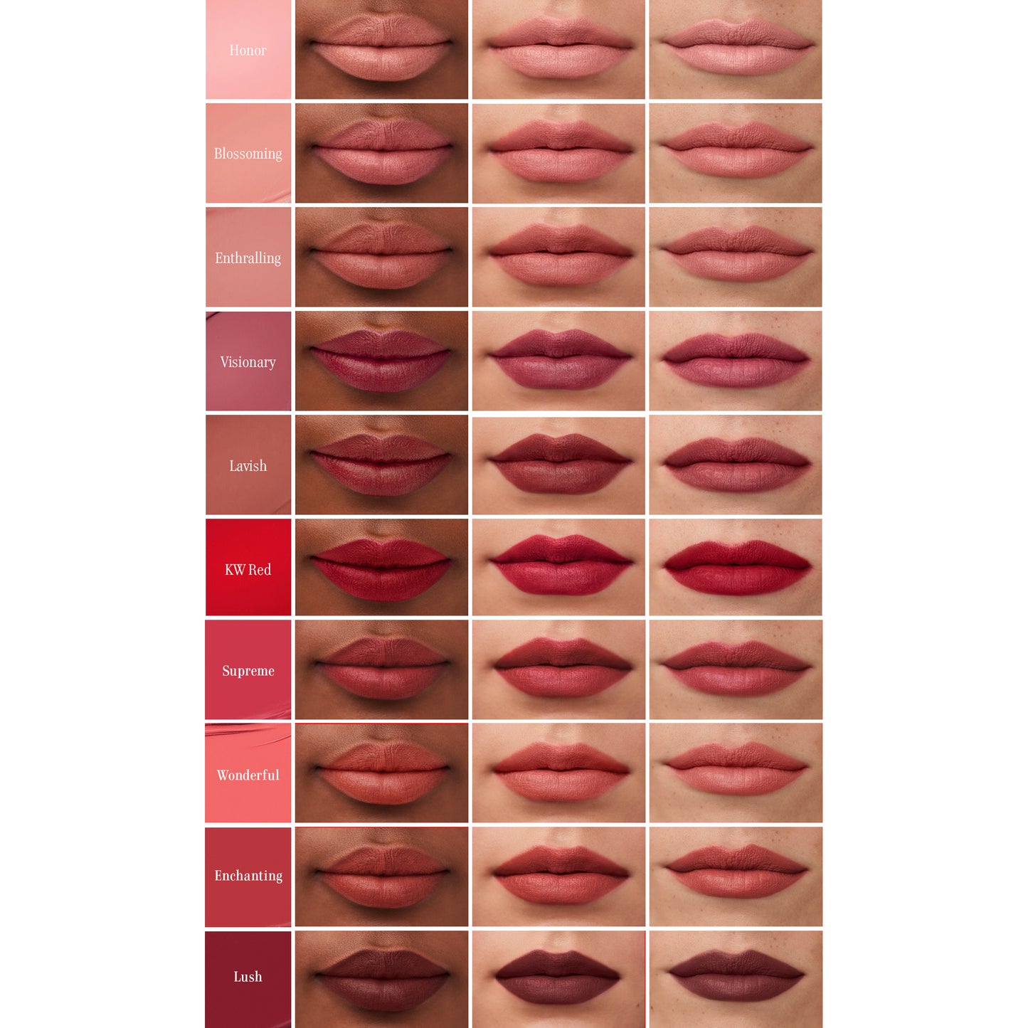 Matte, Naturally Liquid Lipstick--KW Red