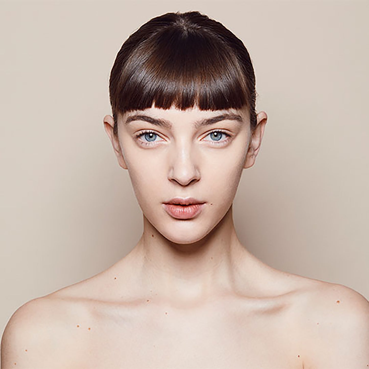 Close up of person’s face with fair, neutral-toned skin
