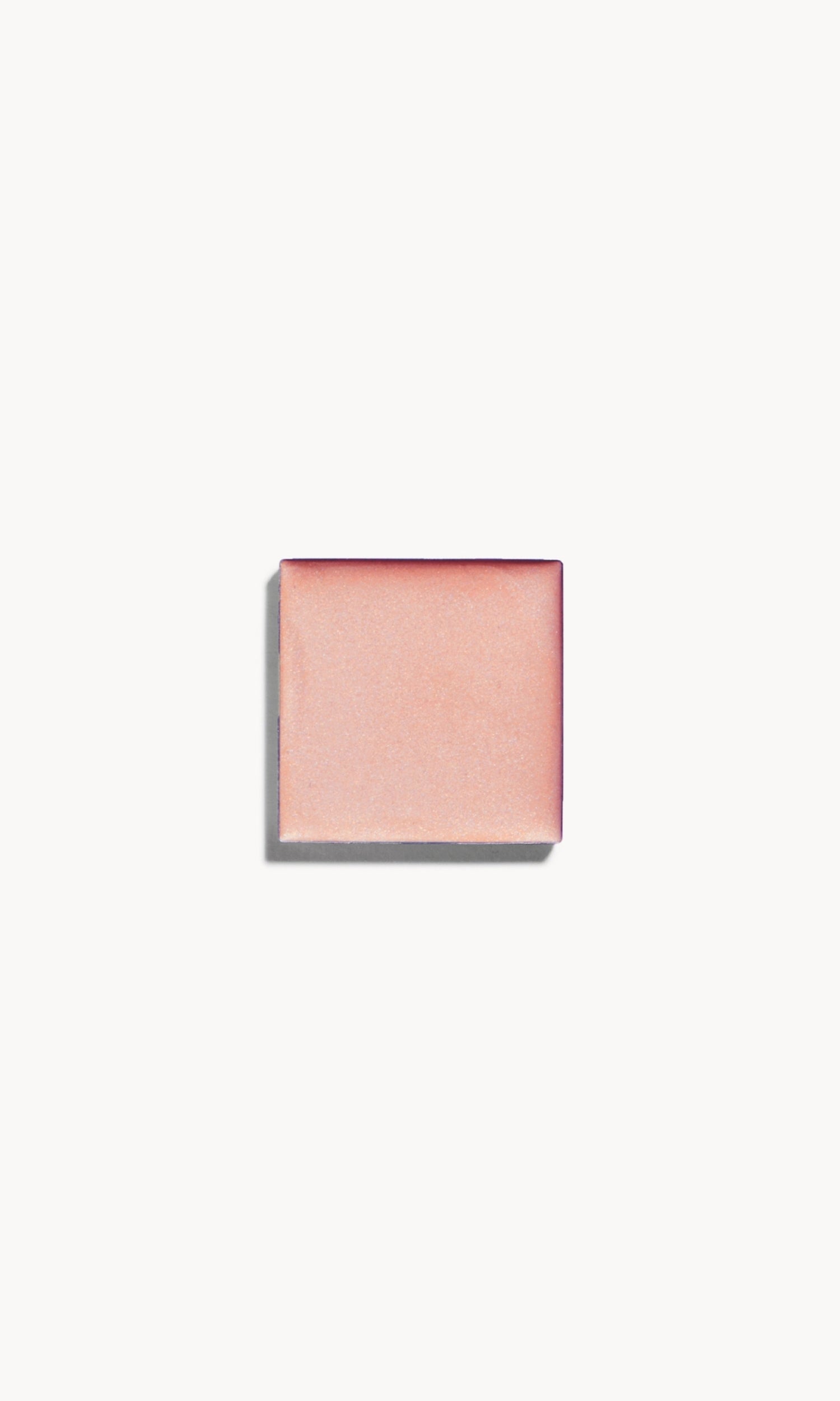 a square of light rosy taupe cream blush on a white background