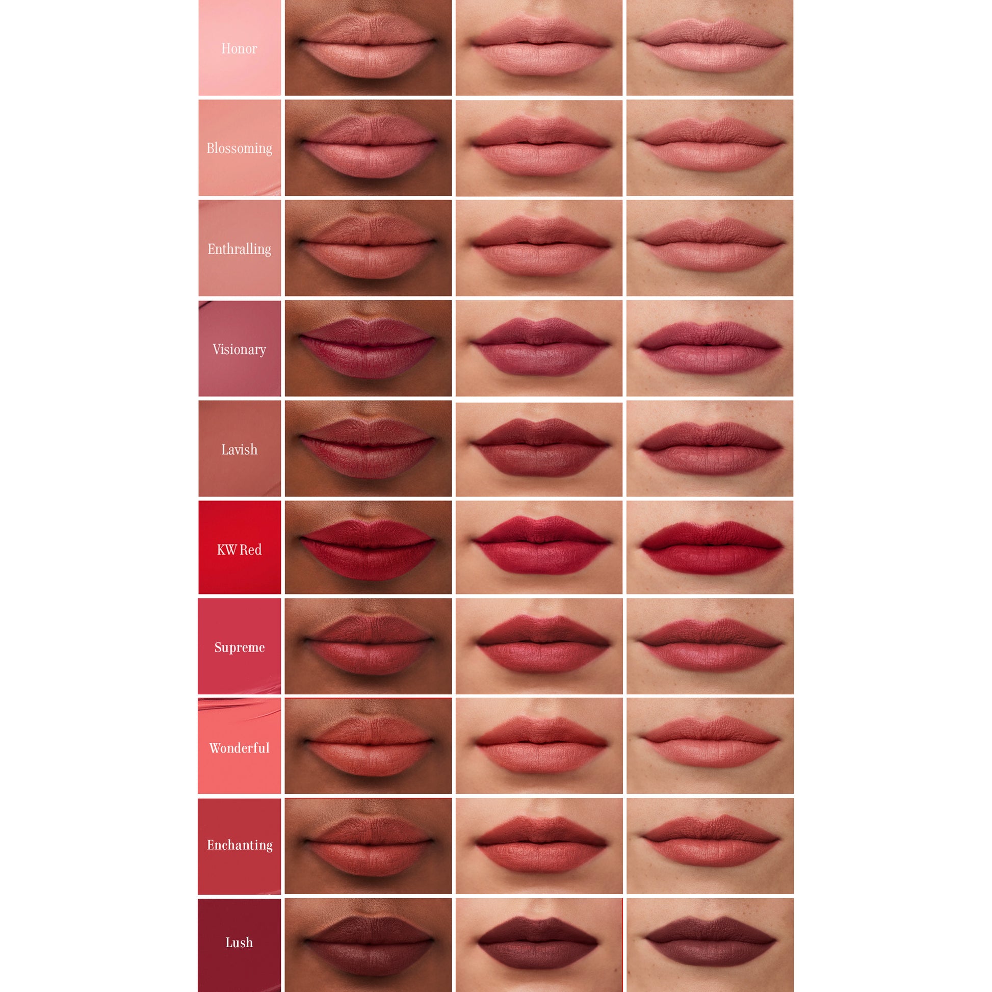 Liquid Lush - Lipstick Weis Matte, – Naturally Kjaer