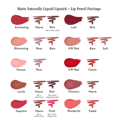 Matte, Naturally Liquid Lipstick / Enchanting