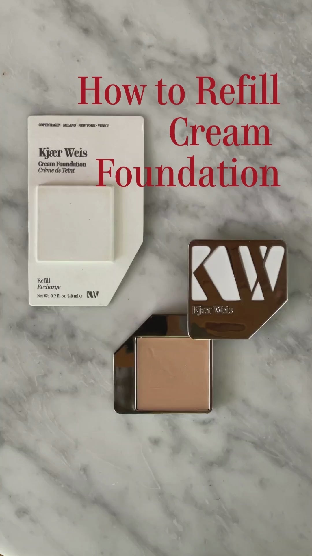 Cream Foundation / M240 – Velvety – Kjaer Weis
