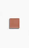 A square of warm neutral cream blush on a white background
