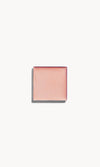 A square of light rosy taupe cream blush on a white background